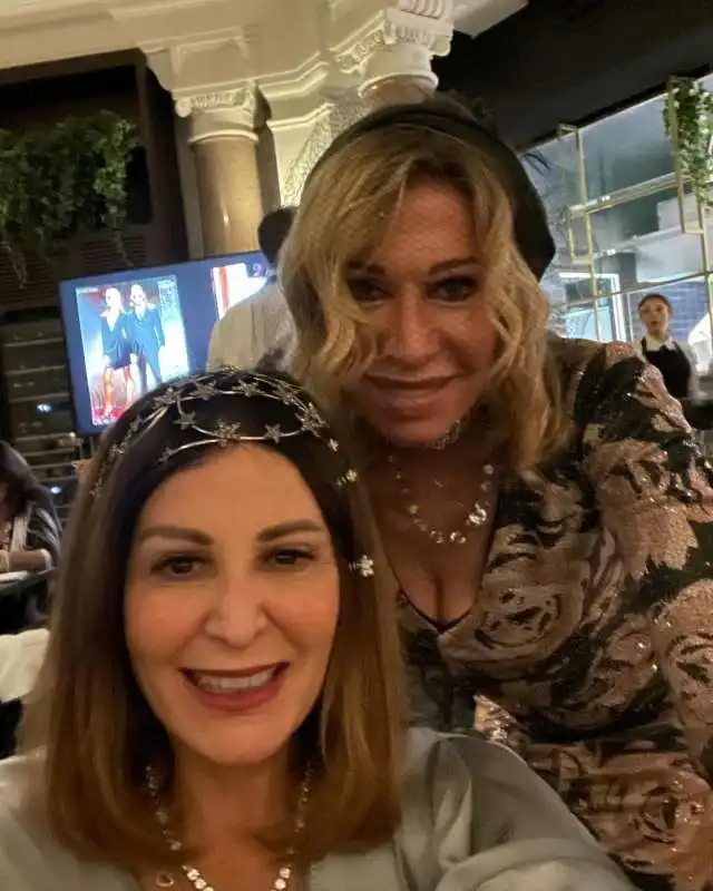 daniela santanche   melania rizzoli   compleanno ludmilla voronkina bozzetti 