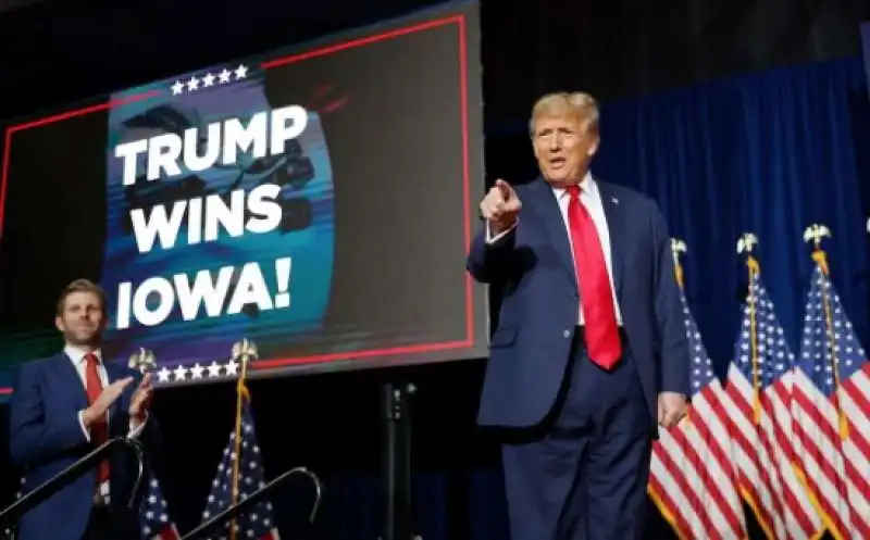 DONALD TRUMP - VITTORIA IN IOWA