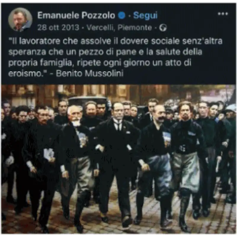 emanuele pozzolo post con citazioni di mussolini