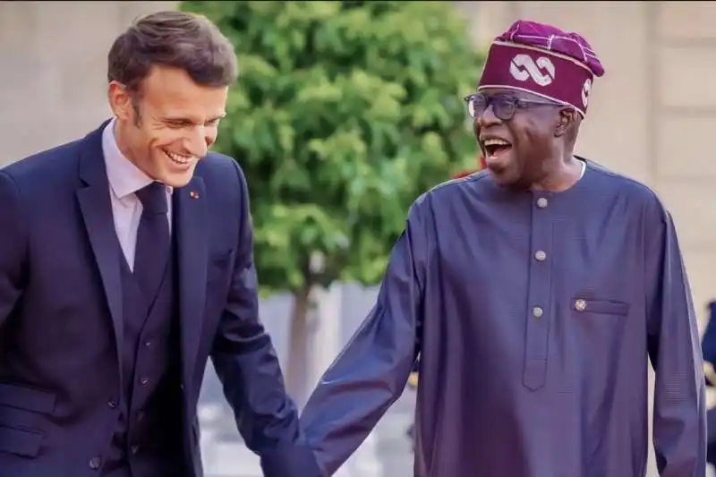 EMMANUEL MACRON BOLA TINUBU