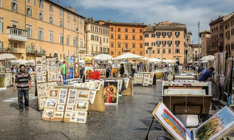 finti artisti di strada a roma   3