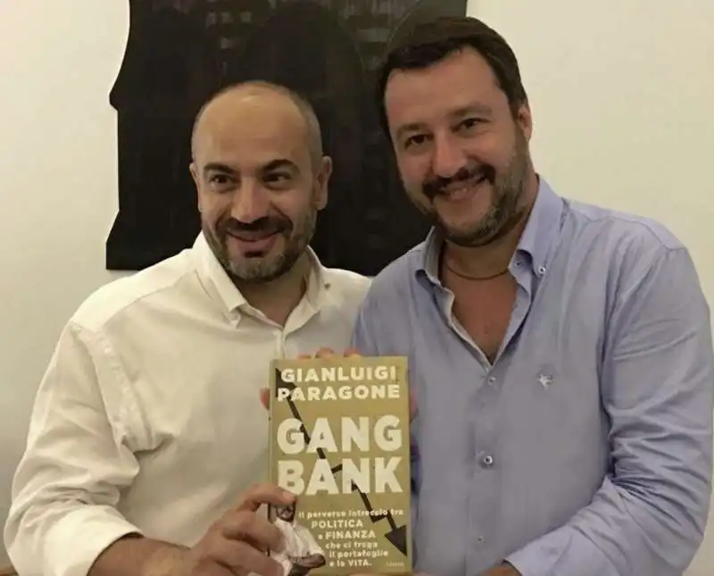 GIANLUIGI PARAGONE MATTEO SALVINI