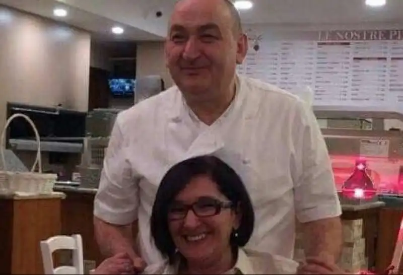 giovanna pedretti e il marito titolari del ristorante le vignole