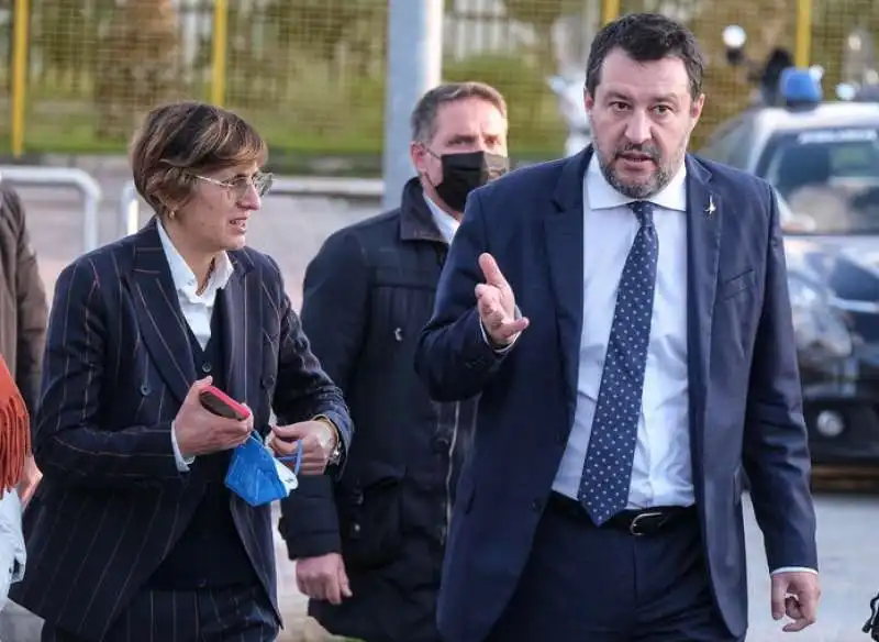 giulia bongiorno matteo salvini - processo open arms