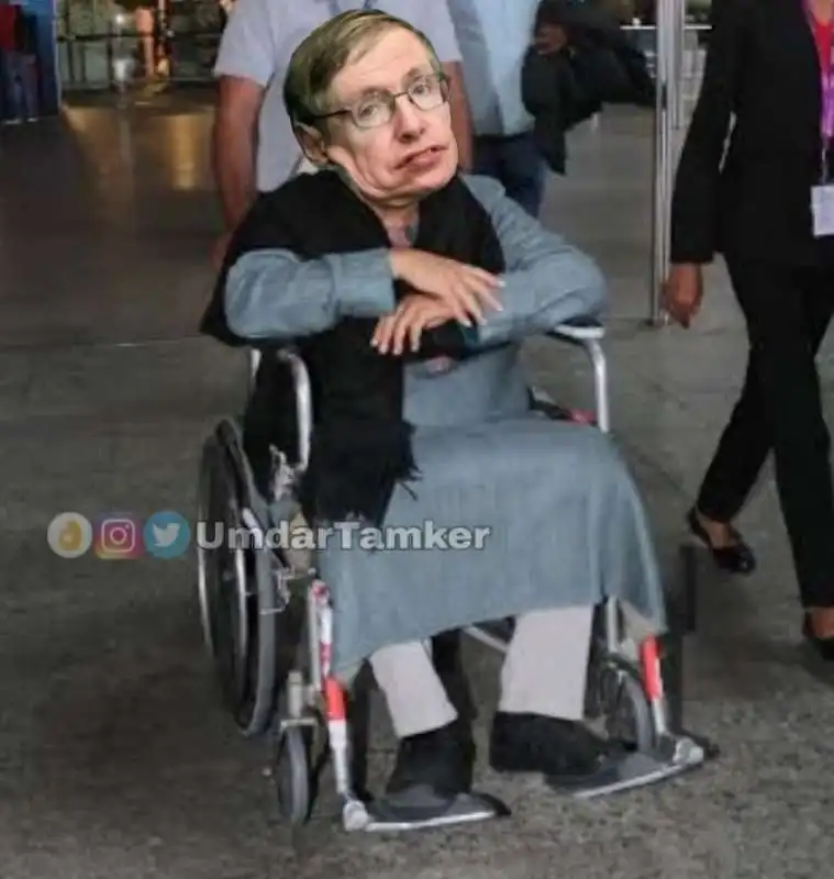 i meme su stephen hawking sull isola di jeffrey epstein 1