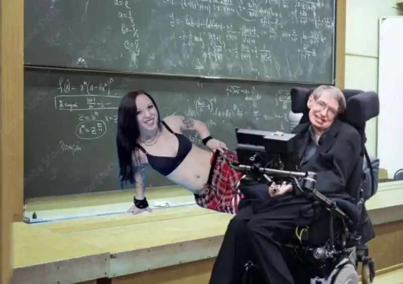 i meme su stephen hawking sull isola di jeffrey epstein 12