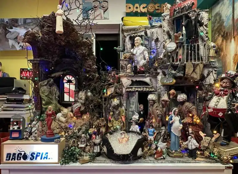 IL PRESEPE DI DAGOSPIA CON IL DAGO-PUTTO

