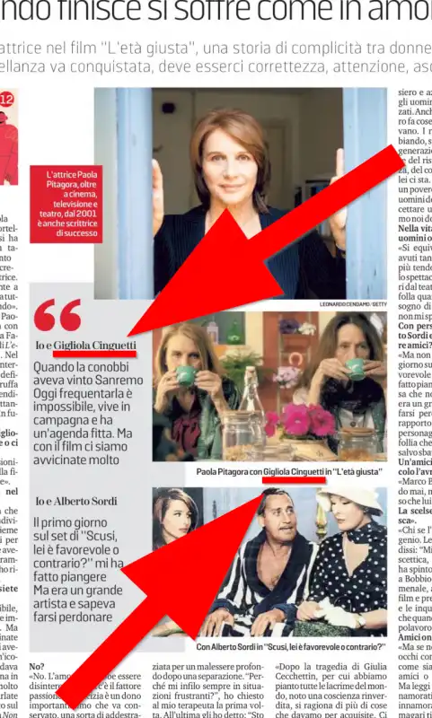 la stampa, gigliola cinguetti