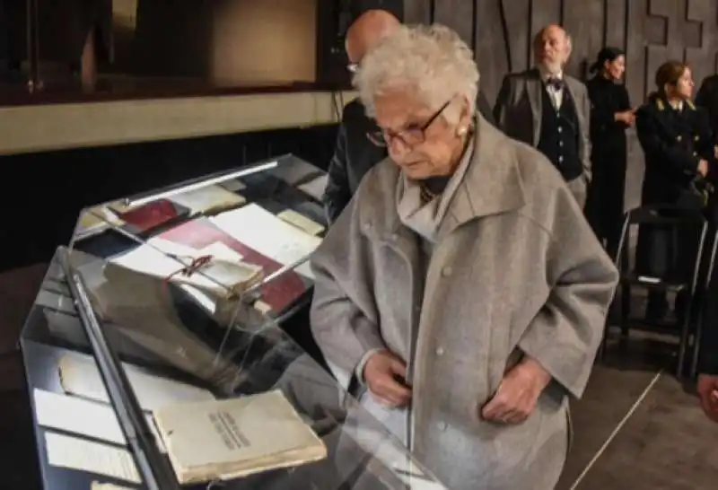 LILIANA SEGRE AL MEMORIALE DELLA SHOAH A MILANO 1