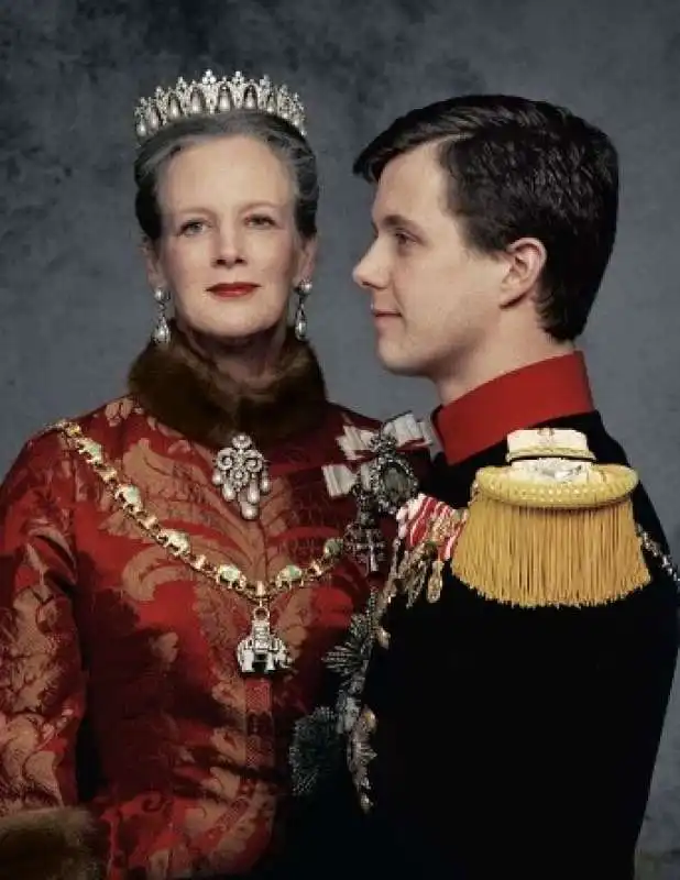 margrethe ii  e il figlio frederik