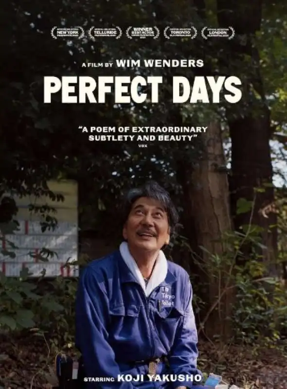 perfect days di wim wenders - locandina