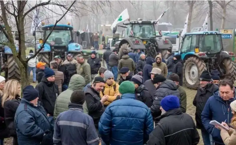 protesta degli agricoltori tedeschi