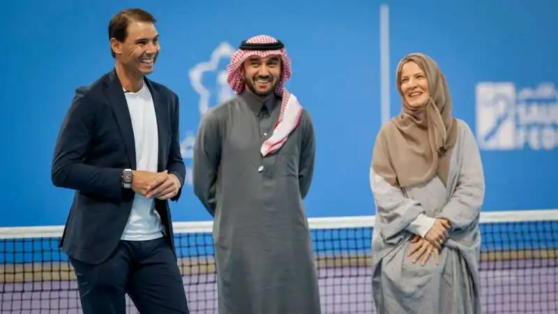 RAFA NADAL AMBASCIATORE DEL TENNIS SAUDITA 