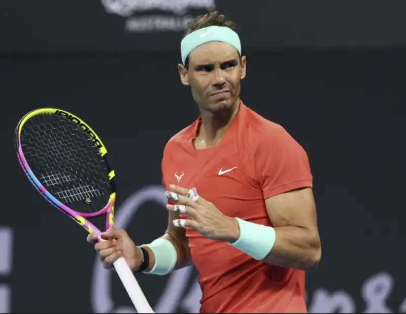 rafa nadal contro Jordan Thompson a brisbane 2