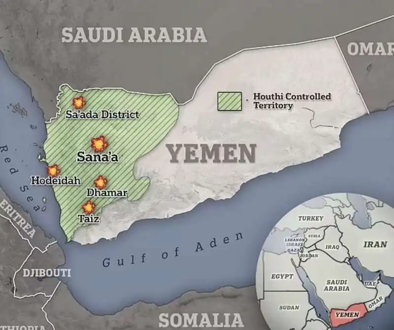 raid di usa e uk contro i ribelli houthi in yemen  3