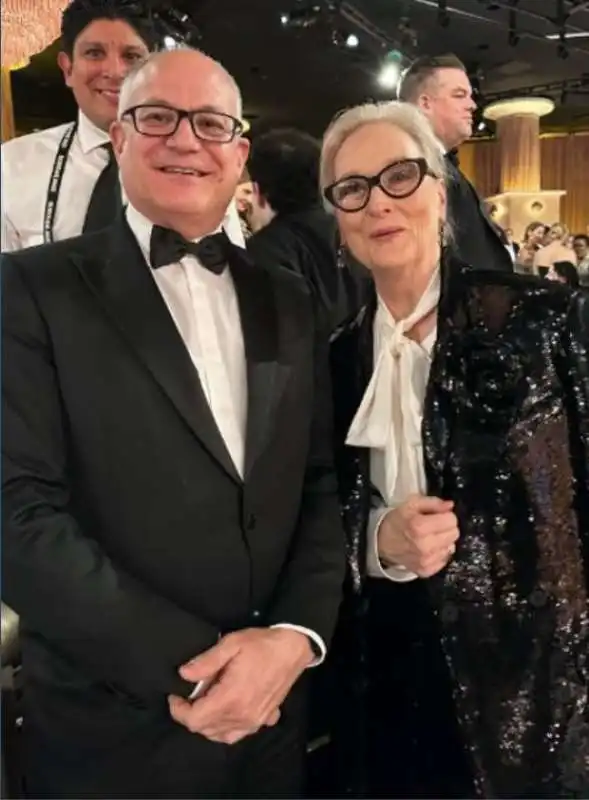 roberto gualtieri con maryl streep