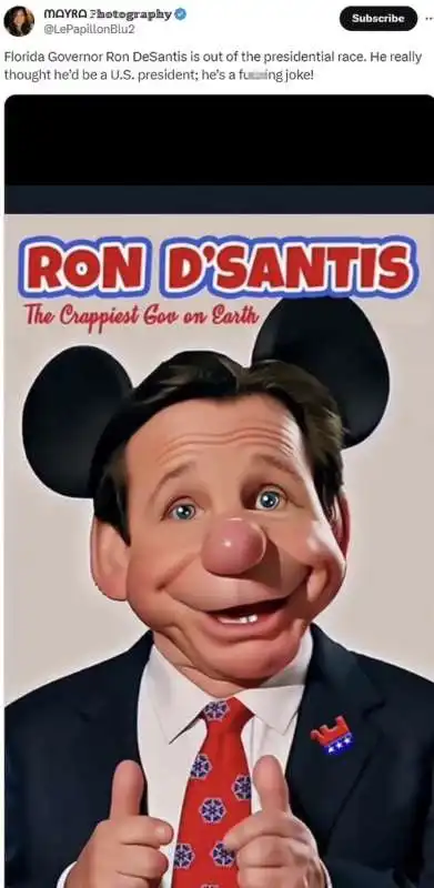 ron desantis si ritira   meme   1