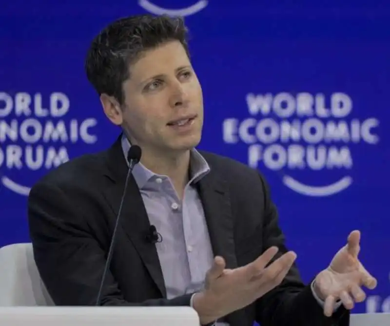 sam altman al world economic forum di davos