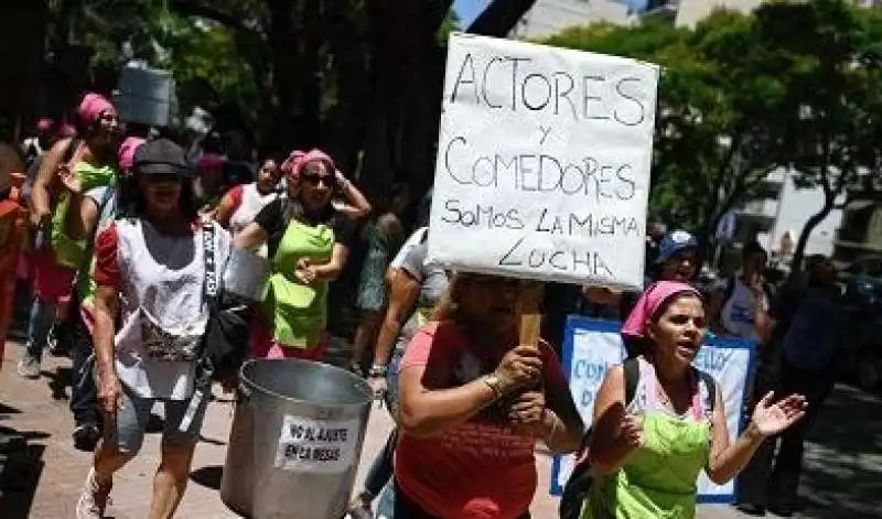 SCIOPERO GENERALE IN ARGENTINA CONTRO I PROVVEDIMENTI DI JAVIER MILEI