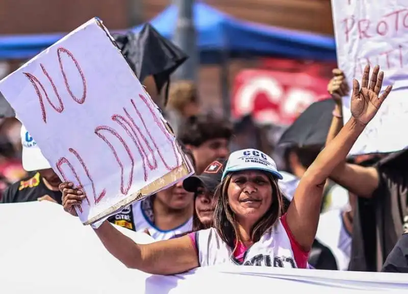 SCIOPERO GENERALE IN ARGENTINA CONTRO I PROVVEDIMENTI DI JAVIER MILEI