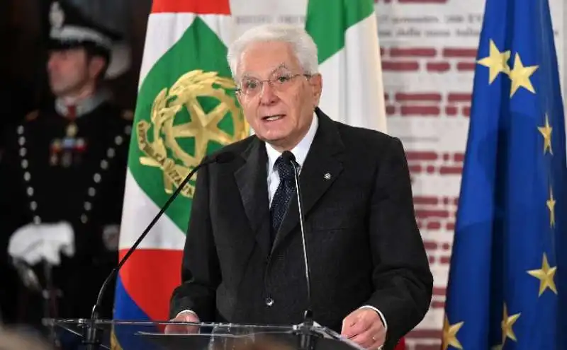 sergio mattarella   cerimonia giorno della memoria 