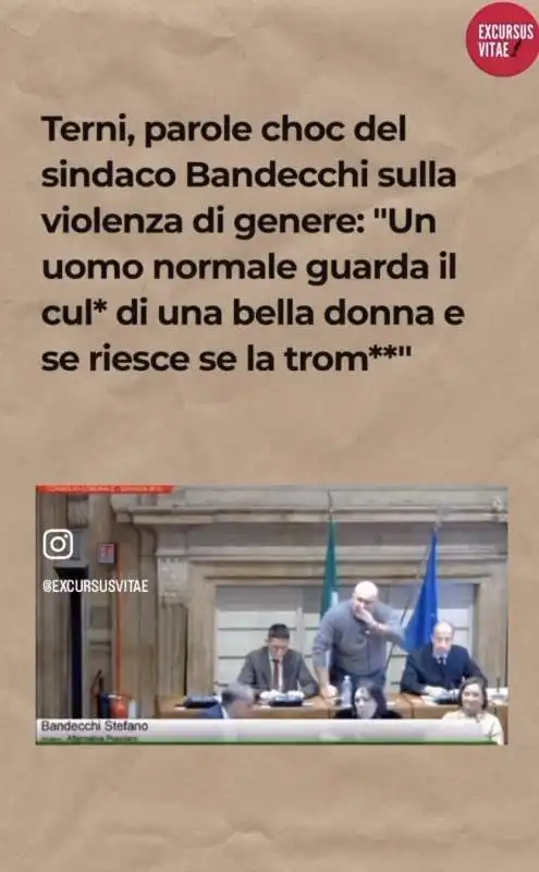 STEFANO BANDECCHI IN CONSIGLIO COMUNALE  