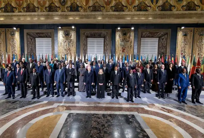 SUMMIT ITALIA AFRICA AL QUIRINALE