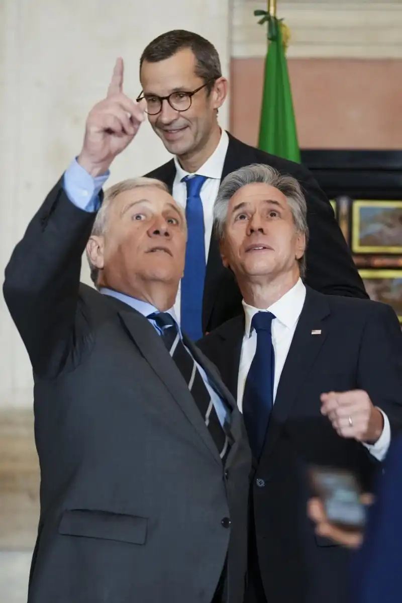 ANTONIO TAJANI ANTONY BLINKEN - FOTO LAPRESSE 