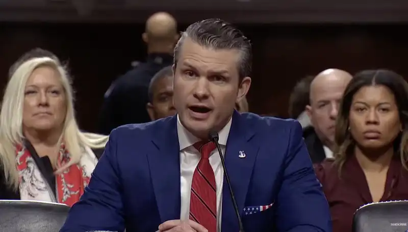 audizione di pete hegseth al senato 1