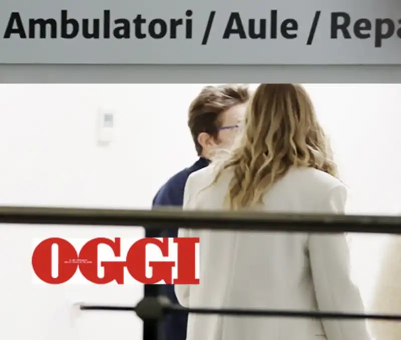 CHIARA FERRAGNI ALLA CLINICA OSTETRICA MANGIAGALLI DI MILANO - FOTO 'OGGI'