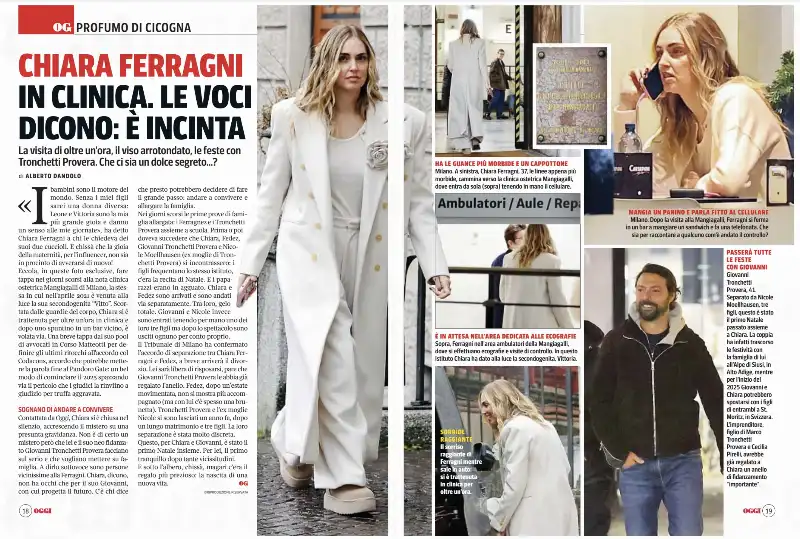 CHIARA FERRAGNI - LE FOTO DI OGGI ALLA CLINICA MANGIAGALLI DI MILANO 