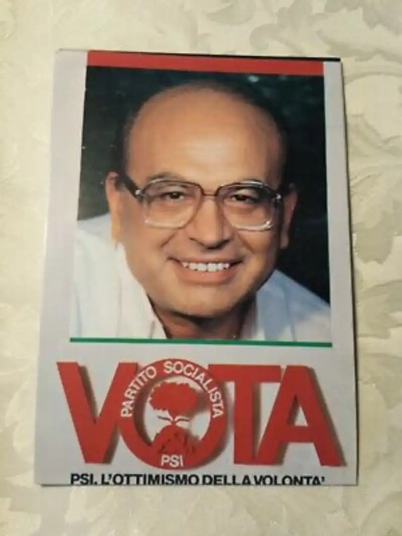 craxi manifesto elettorale 1