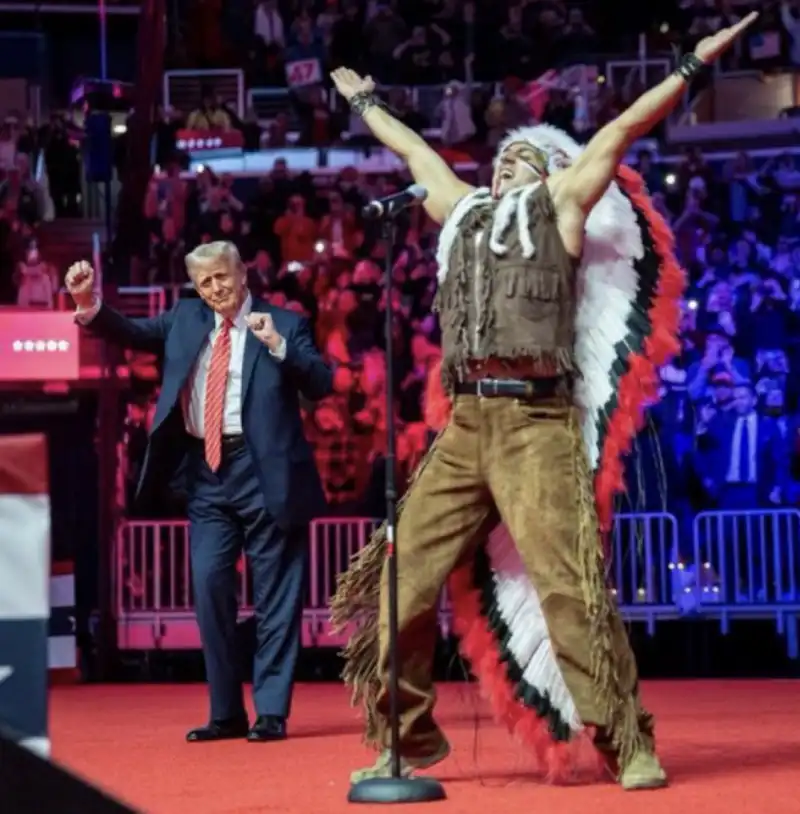 donald trump balla ymca con i village people 