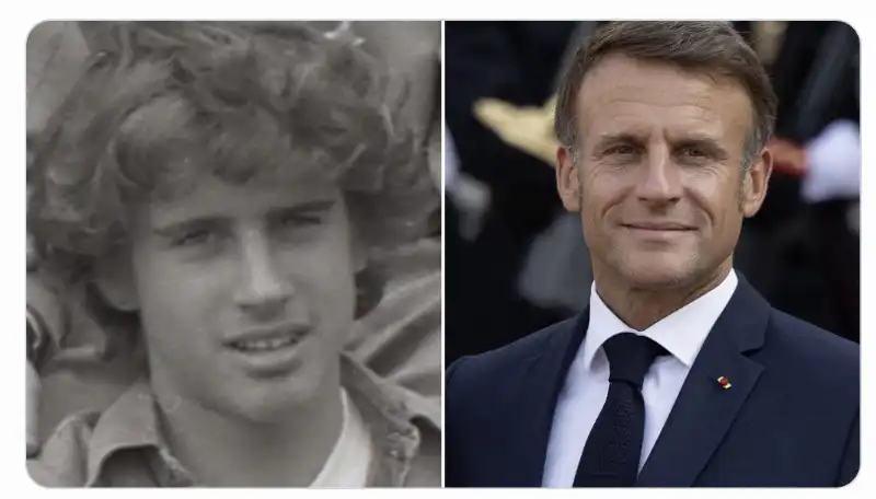 emmanuel macron   prima e dopo