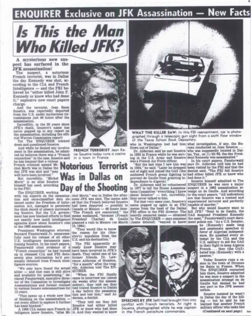 enquirer indagini omicidio jfk