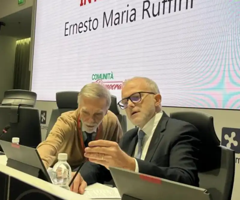 ernesto maria ruffini graziano del rio - comunita democratica