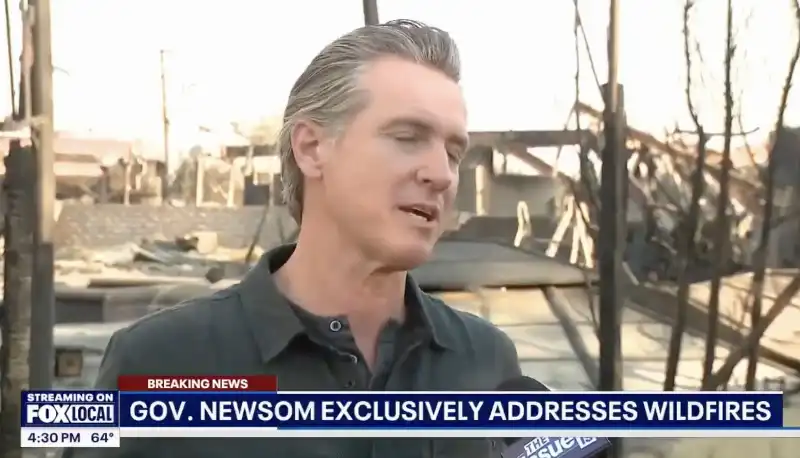 gavin newsom ride e balletta in diretta tv