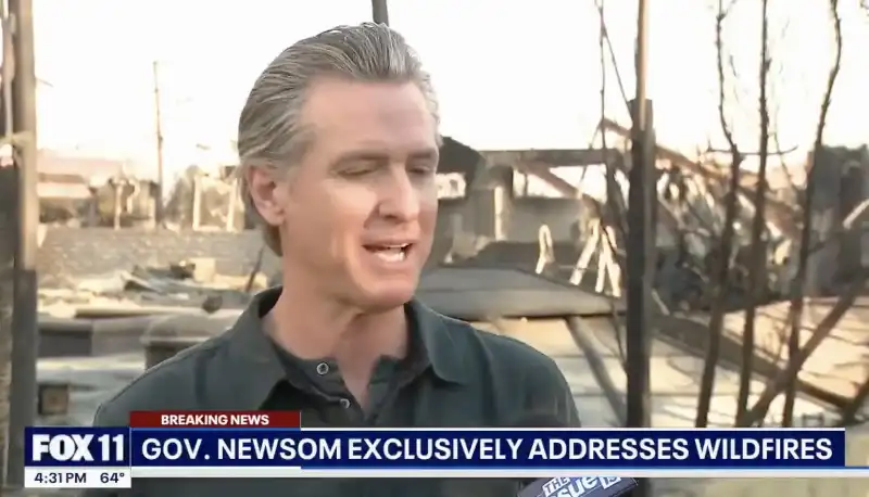 gavin newsom ride e balletta in diretta tv 3