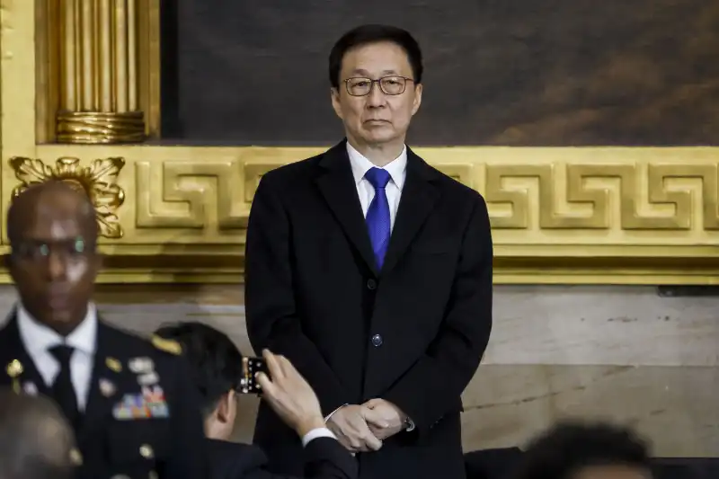 IL VICEPRESIDENTE CINESE HAN ZHENG ALL INAUGURATION DAY DI TRUMP 