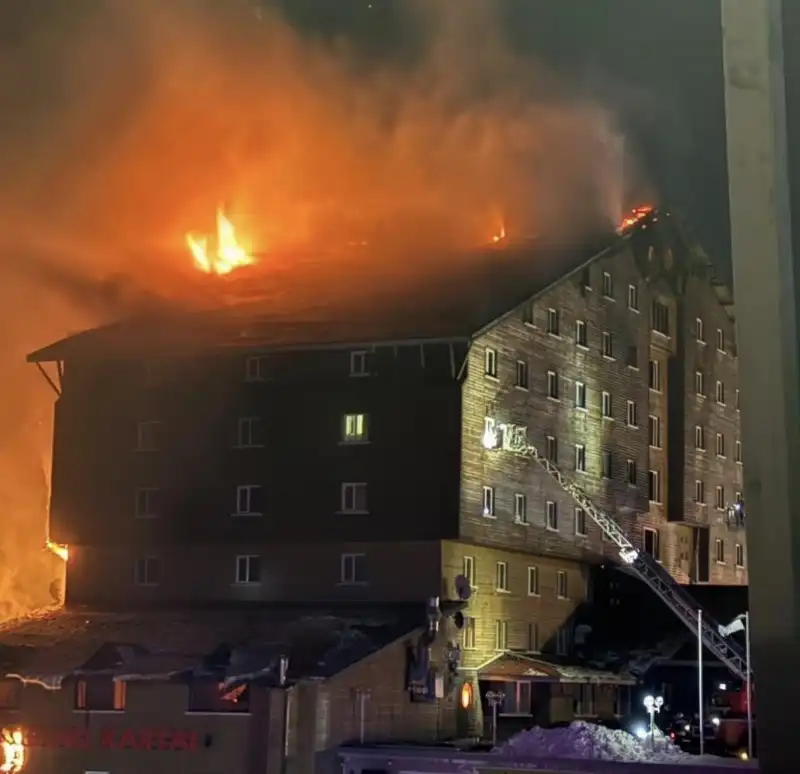 incendio in hotel a kartalkaya, turchia   6