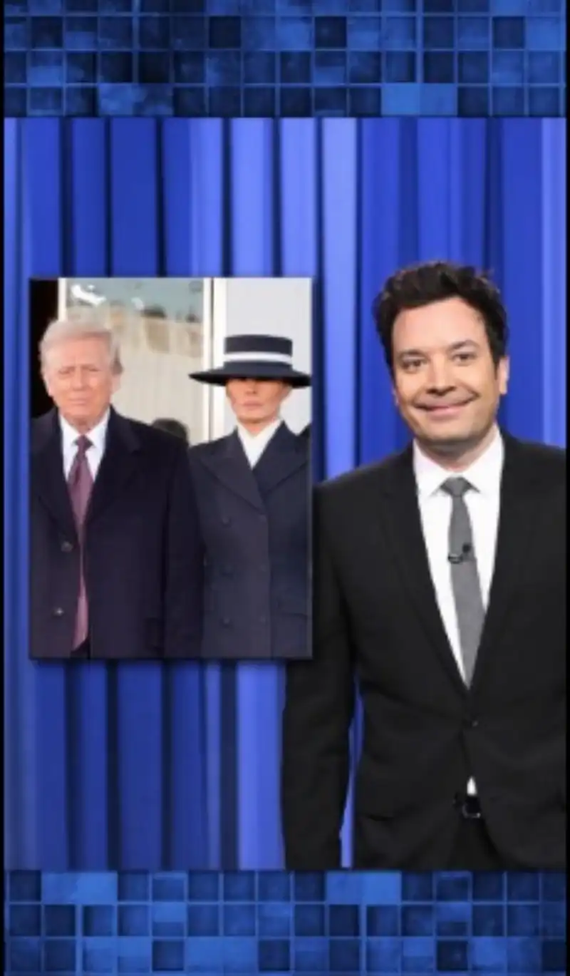 jimmy fallon spernacchia melania trump per il cappello 2