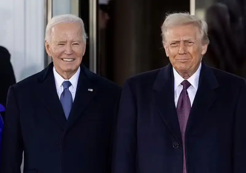 joe biden e donald trump    inauguration day 