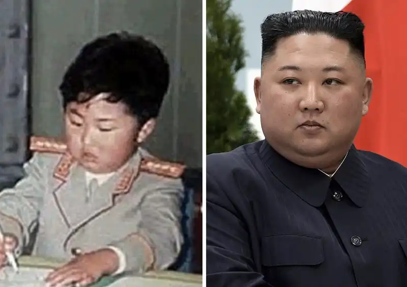 kim jong un   prima e dopo