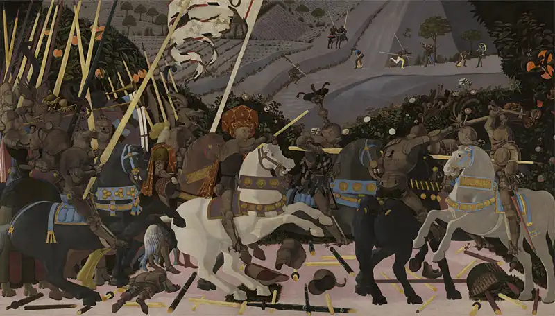 la battaglia di san romano di paolo uccello