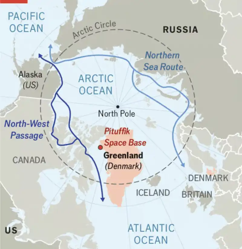 LA GROENLANDIA AL CENTRO DELLA ROTTA ARTICA 