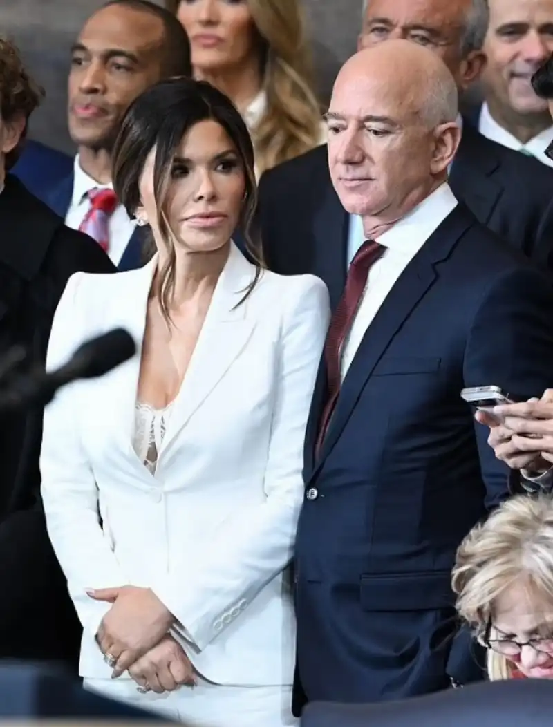 lauren sanchez jeff bezos all inauguration day del secondo mandato di donald trump 1