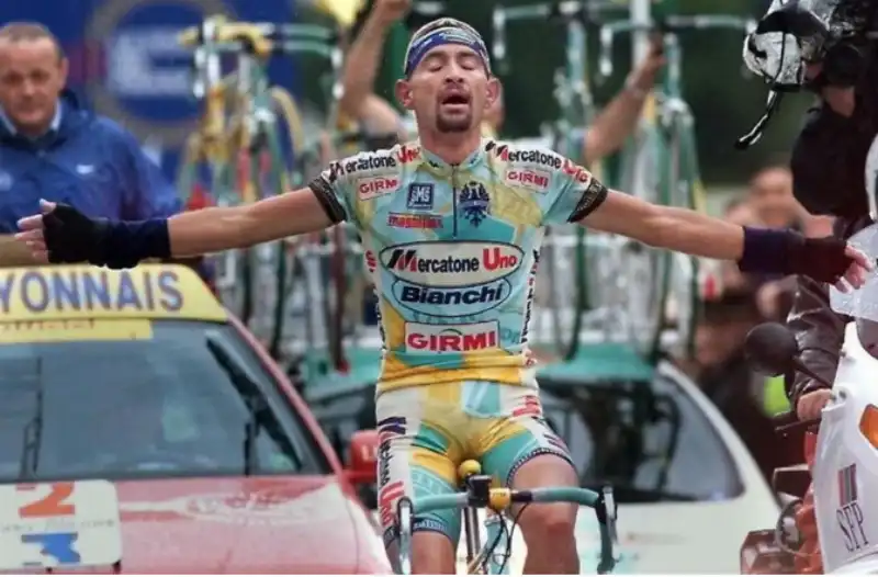 marco pantani esultanza