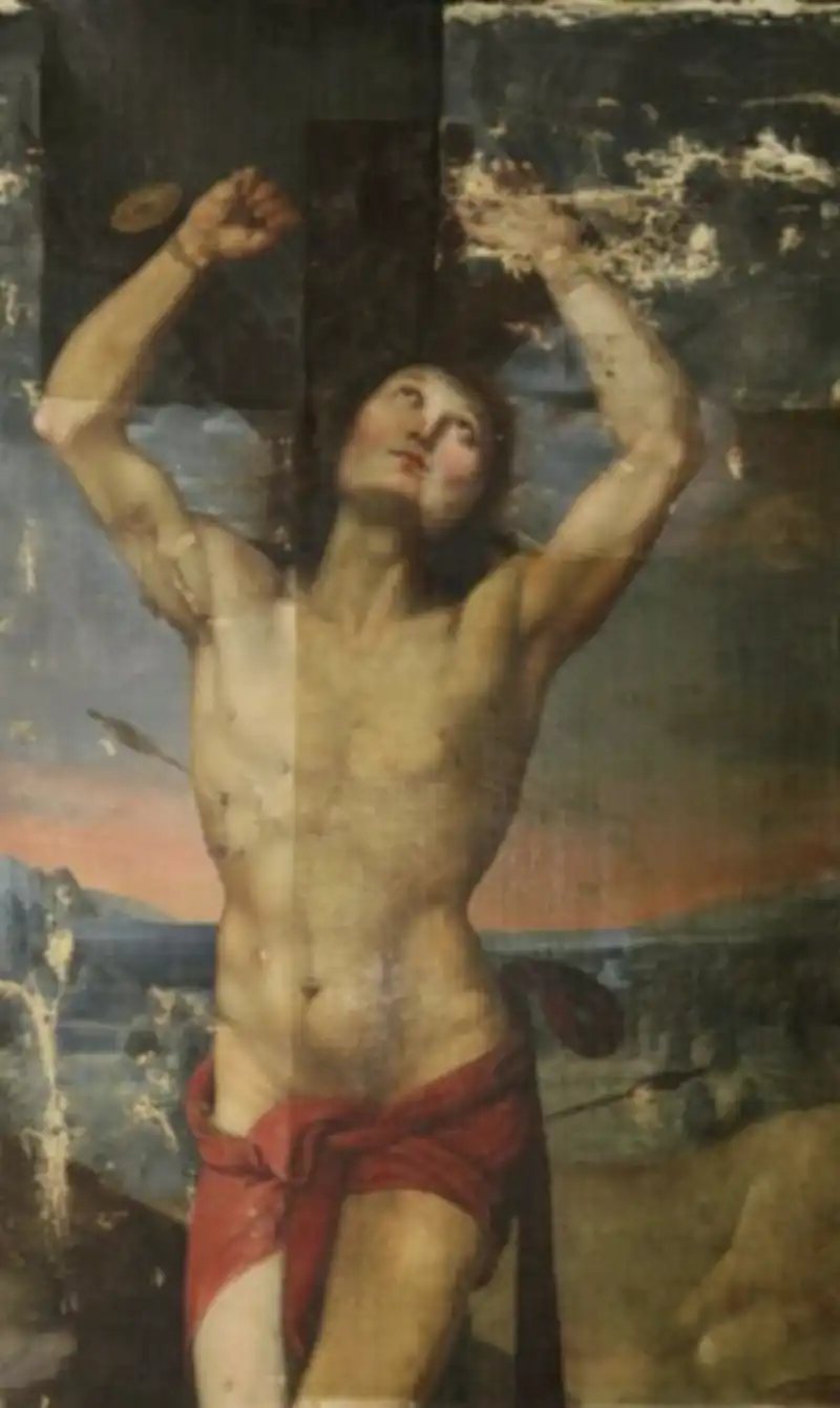 martirio di San Sebastiano attribuito al Perugino