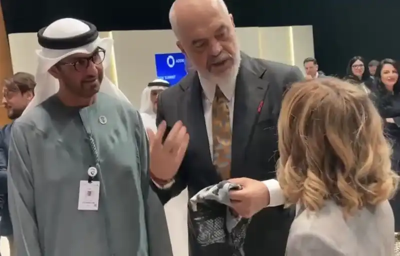 Mohammed bin Zayed edi rama giorgia meloni 

