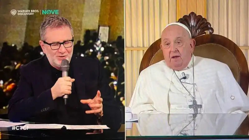 papa francesco ospite di che tempo che fa   fabio fazio 6